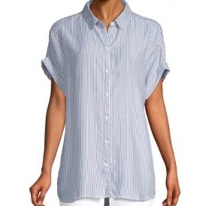 NWT beachlunchlounch Striped Button Shirt